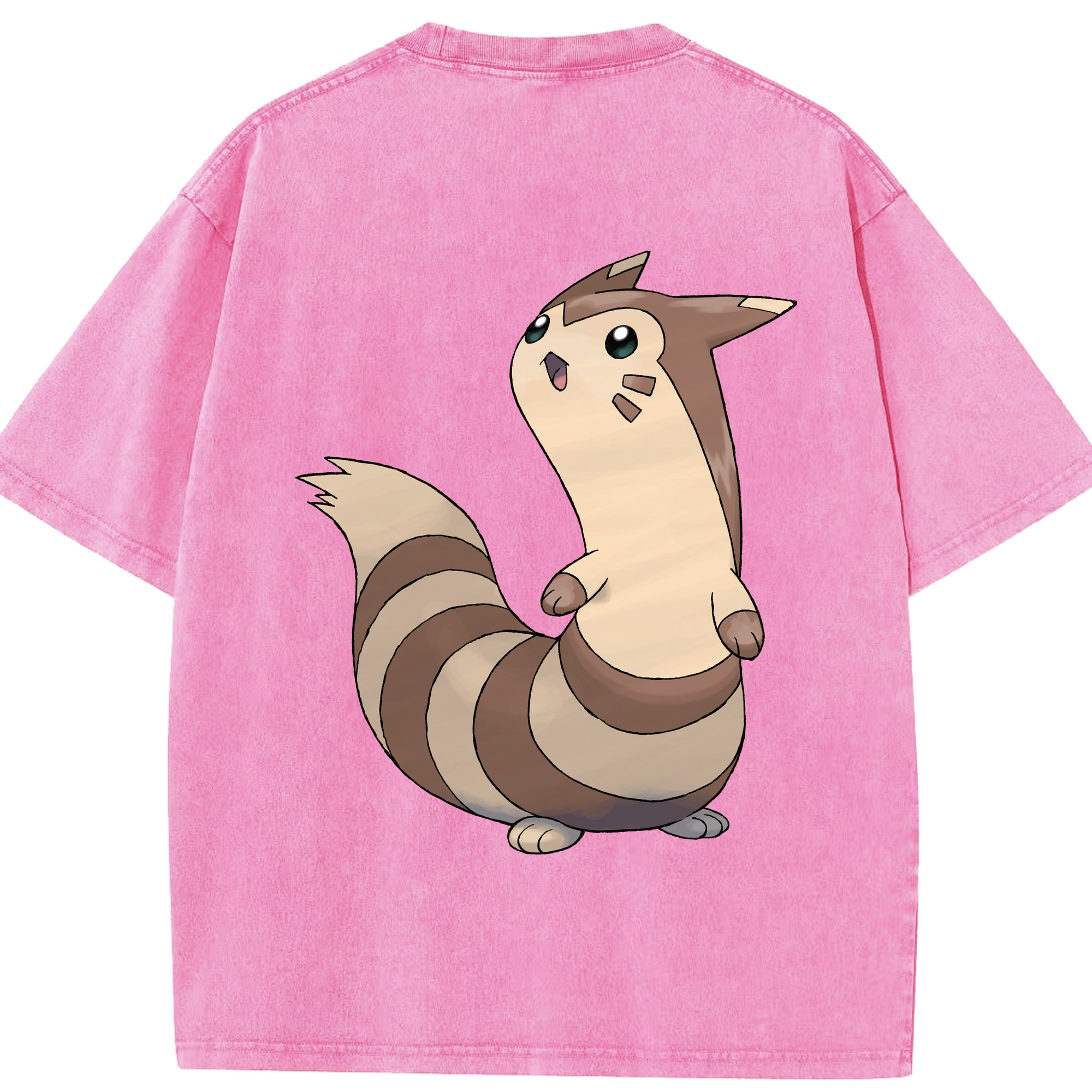 （画像用） ポケットモンスター Pokémon 綿100% ヴィンテージ風 半袖Tシャツ（背面プリント）